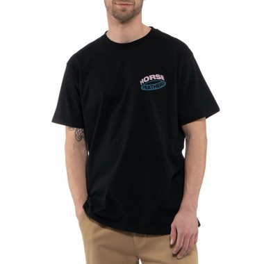 HORSEFEATHERS ORBIT T-SHIRT BLACK