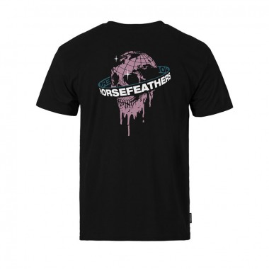 HORSEFEATHERS ORBIT T-SHIRT BLACK