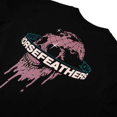 HORSEFEATHERS ORBIT T-SHIRT BLACK