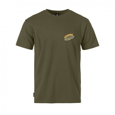 HORSEFEATHERS ORBIT T-SHIRT BURNT OLIVE