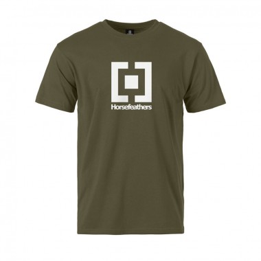 HORSEFEATHERS BASE T-SHIRT BURNT OLIVE