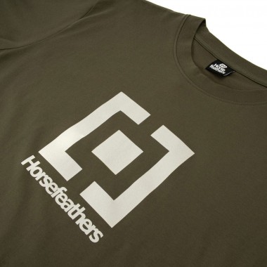 HORSEFEATHERS BASE T-SHIRT BURNT OLIVE