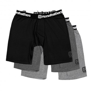 HORSEFEATHERS DYNASTY LONG 3PACK BOXER SHORTS ASSORTED