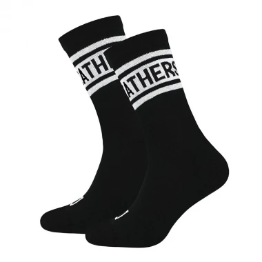 HORSEFEATHERS BAR SOCKS BLACK