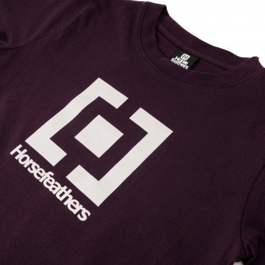 HORSEFEATHERS BASE YOUTH T-SHIRT BLACKBERRY