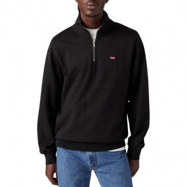 LEVI’S® ORIGINAL HOUSEMARK Q-ZIP PULLOVER BLACK