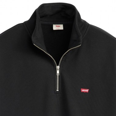 LEVI’S® ORIGINAL HOUSEMARK Q-ZIP PULLOVER BLACK
