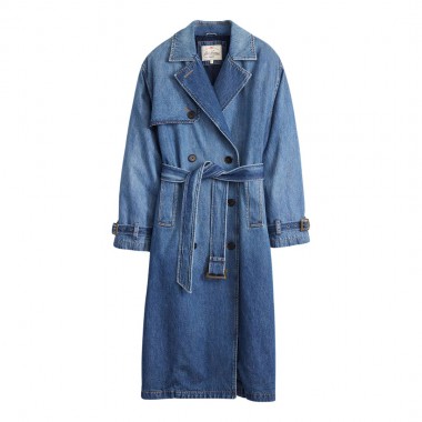 LEVIS SPADE TRENCH W COAT BLUE
