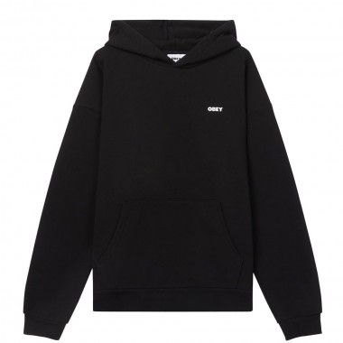 OBEY BOLD STAR EXTRA HEAVY HOODIE BLACK