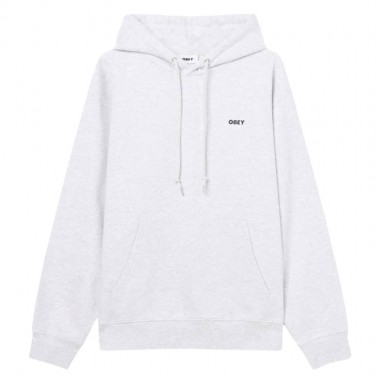 OBEY BOLD HOODIE HEATHER GREY
