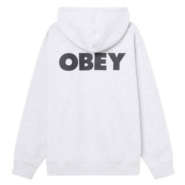 OBEY BOLD HOODIE HEATHER GREY