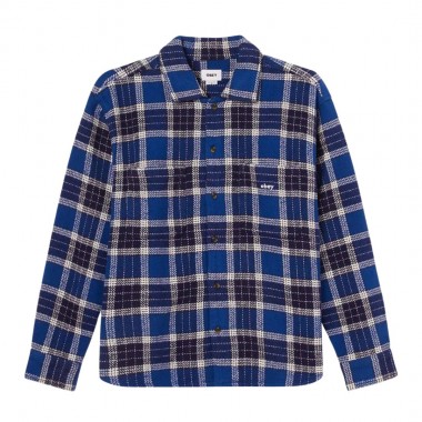OBEY BIGWIG PICTURE WOVEN SHIRT LIMOGES MULTI