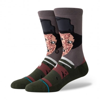 STANCE X NIGHTMARE FREDDY CREW SOCKS BLACK