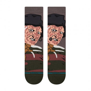STANCE X NIGHTMARE FREDDY CREW SOCKS BLACK