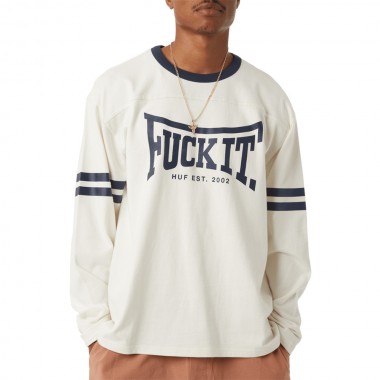 HUF EXETER FOOTBALL CREWNECK LINEN