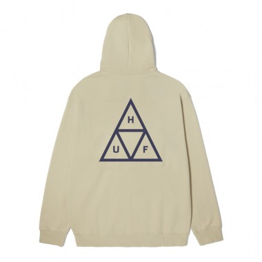 HUF SET TT PULLOVER HOODIE STONE