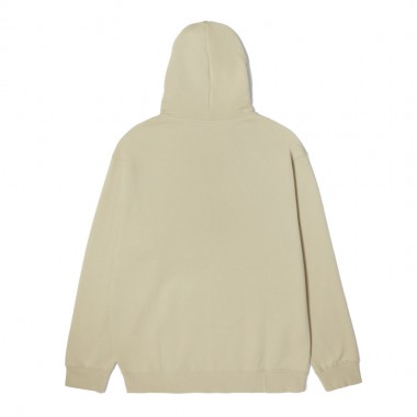 HUF SET TT FULL-ZIP HOODIE STONE