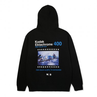 HUF INVENTION PULLOVER HOODIE BLACK