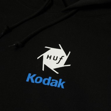 HUF INVENTION PULLOVER HOODIE BLACK