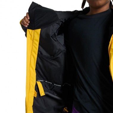 BURTON ASCUTNEY 2L K SNOW JACKET GOLDENROD/TRUE BLACK