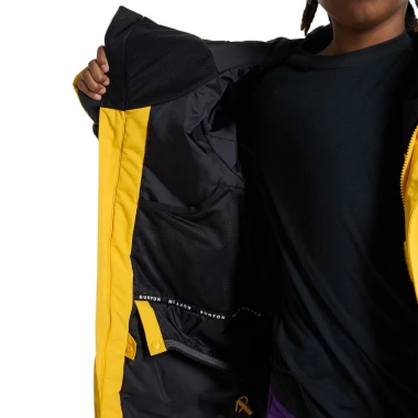 BURTON ASCUTNEY 2L K SNOW JACKET GOLDENROD/TRUE BLACK