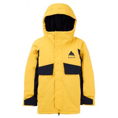 BURTON ASCUTNEY 2L K SNOW JACKET GOLDENROD/TRUE BLACK