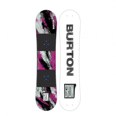BURTON GROM FLAT TOP K SNOWBOARD PURPLE/TEAL