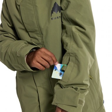 BURTON SKIMMER K SNOW JACKET FOREST MOSS