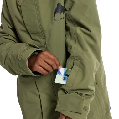 BURTON SKIMMER K SNOW JACKET FOREST MOSS