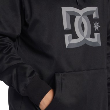 DC SNOWSTAR HOODIE BLACK