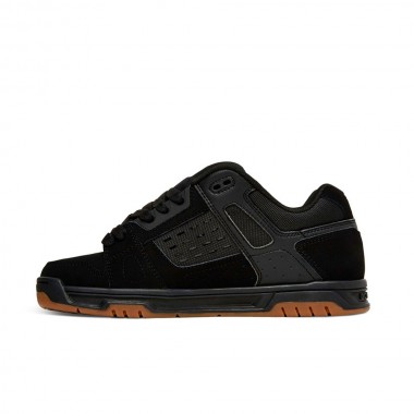 DC STAG SHOES BLACK/GUM