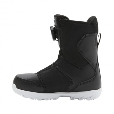 DC YOUTH SCOUT BOA K SNOWBOARD BOOTS BLACK/BLACK/WHITE