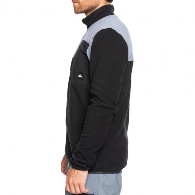 QUIKSILVER AKER FULL ZIP FLEECE BLACK