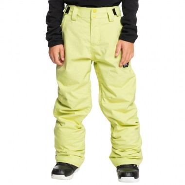 QUIKSILVER ESTATE K SNOW PANTS CELERY GREEN