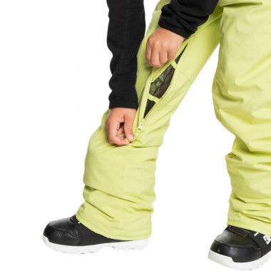 QUIKSILVER ESTATE K SNOW PANTS CELERY GREEN