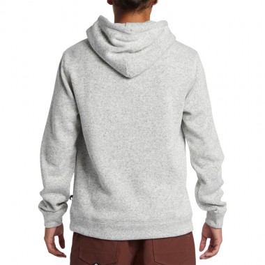 QUIKSILVER KELLER HOODIE LIGHT GREY HEATHER