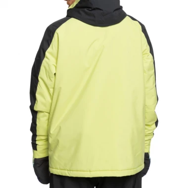 QUIKSILVER MISSION BLOCK SNOW JACKET CELERY GREEN