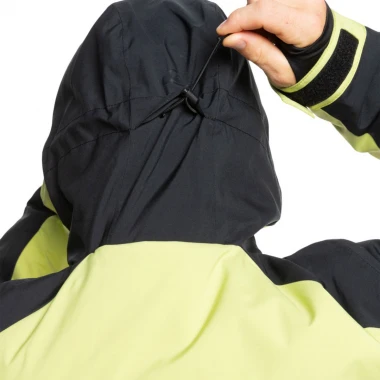QUIKSILVER MISSION BLOCK SNOW JACKET CELERY GREEN