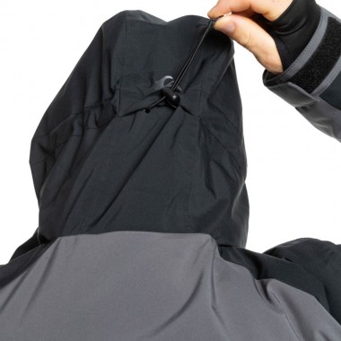 QUIKSILVER MISSION BLOCK SNOW JACKET DARK SHADOW