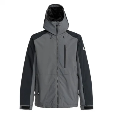 QUIKSILVER MISSION BLOCK SNOW JACKET DARK SHADOW