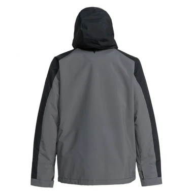 QUIKSILVER MISSION BLOCK SNOW JACKET DARK SHADOW