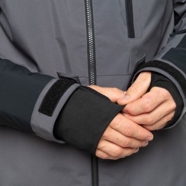 QUIKSILVER MISSION BLOCK SNOW JACKET DARK SHADOW