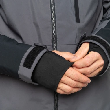 QUIKSILVER MISSION BLOCK SNOW JACKET DARK SHADOW