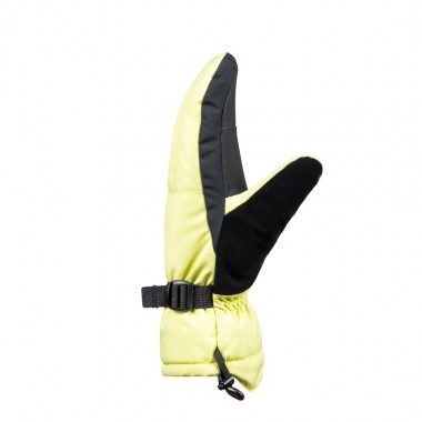 QUIKSILVER MISSION K SNOW MITTENS CELERY GREEN
