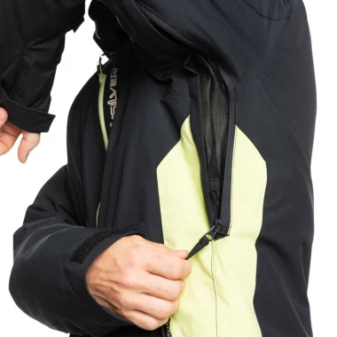 QUIKSILVER MORTON SNOW JACKET BLACK