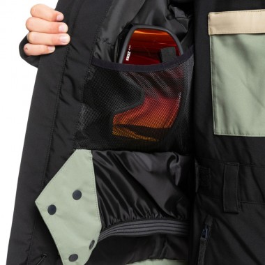 QUIKSILVER SIDE HIT K SNOW JACKET SEA SPRAY