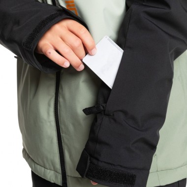 QUIKSILVER SIDE HIT K SNOW JACKET SEA SPRAY