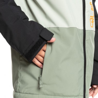 QUIKSILVER SIDE HIT K SNOW JACKET SEA SPRAY