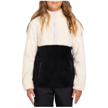 ROXY ALABAMA K PULLOVER SWEATSHIRT BUTTERCREAM