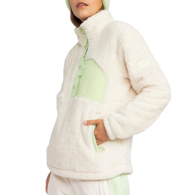 ROXY ALABAMA W MOCK NECK SWEATSHIRT BUTTERCREAM